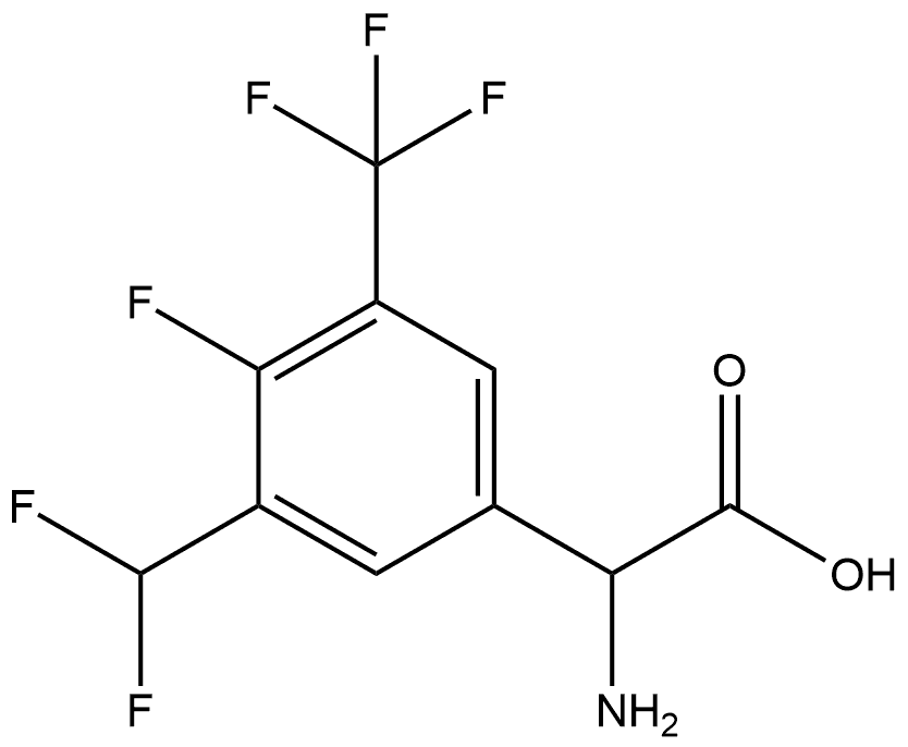 1447274-53-4 2-amino-2-(3-(difluoromethyl)-4-fluoro-5-(trifluoromethyl)phenyl)acetic acid