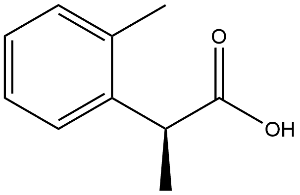 (R)-2-(邻甲苯基)丙酸, 144789-13-9, 结构式
