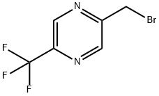 2-(溴甲基)-5-(三氟甲基)吡嗪, 1447914-67-1, 结构式