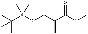 2-Propenoic acid, 2-[[[(1,1-dimethylethyl)dimethylsilyl]oxy]methyl]-, methyl ester Struktur