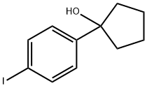 1-(4-碘苯基)环戊醇, 1448610-45-4, 结构式