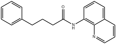 Benzenebutanamide, N-8-quinolinyl- Struktur