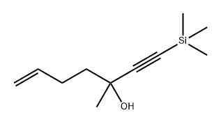 6-Hepten-1-yn-3-ol, 3-methyl-1-(trimethylsilyl)-