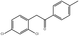 Ethanone, 2-(2,4-dichlorophenyl)-1-(4-methylphenyl)- Structure