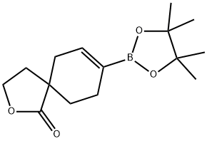 8-(4,4,5,5-tetramethyl-1,3,2-dioxaborolan-2-yl)-2-oxaspiro[4.5]dec-7-en-1-one Structure