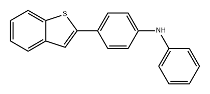 4-苯并[B]噻吩-2-基-N-苯基-苯丙胺, 1449696-47-2, 结构式