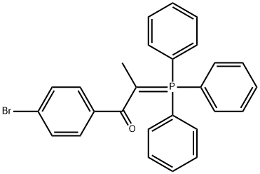 1-Propanone, 1-(4-bromophenyl)-2-(triphenylphosphoranylidene)- 结构式