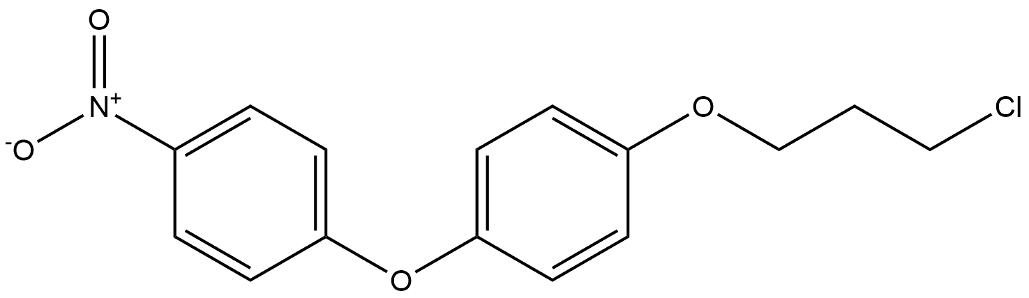 1-(3-chloropropoxy)-4-(4-nitrophenoxy)benzene Structure