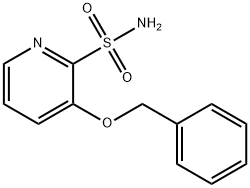 2-Pyridinesulfonamide, 3-(phenylmethoxy)- 化学構造式