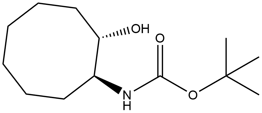 (1S,2S)-(2-Hydroxy-cyclooctyl)-carbamic acid tert-butyl ester,145106-45-2,结构式