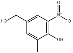 Benzenemethanol, 4-hydroxy-3-methyl-5-nitro- 化学構造式