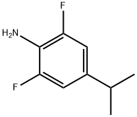 2,6-difluoro-4-(propan-2-yl)aniline Structure