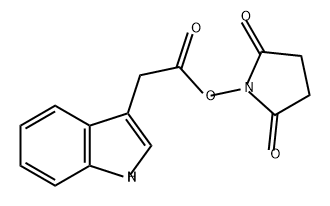 1H-Indole-3-acetic acid, 2,5-dioxo-1-pyrrolidinyl ester Structure