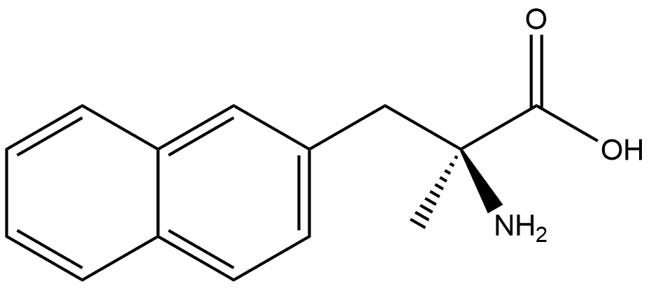 (2S)-2-amino-2-methyl-3-(2-naphthyl)propanoic acid, 145232-47-9, 结构式