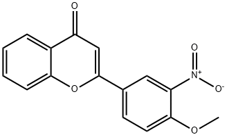 2-(4-Methoxy-3-nitrophenyl)-4H-chromen-4-one Structure