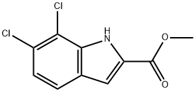 methyl 6,7-dichloro-1H-indole-2-carboxylate Structure