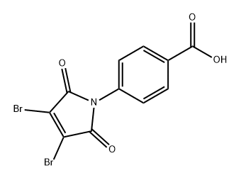 Benzoic acid, 4-(3,4-dibromo-2,5-dihydro-2,5-dioxo-1H-pyrrol-1-yl)-|化合物 PBENZ-DBRMD