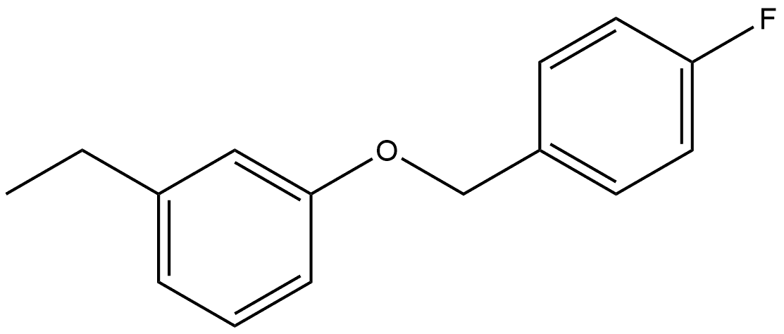 1-Ethyl-3-[(4-fluorophenyl)methoxy]benzene Structure