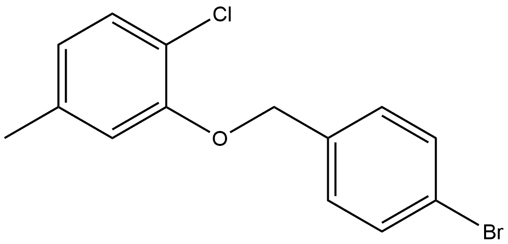 2-[(4-Bromophenyl)methoxy]-1-chloro-4-methylbenzene Structure