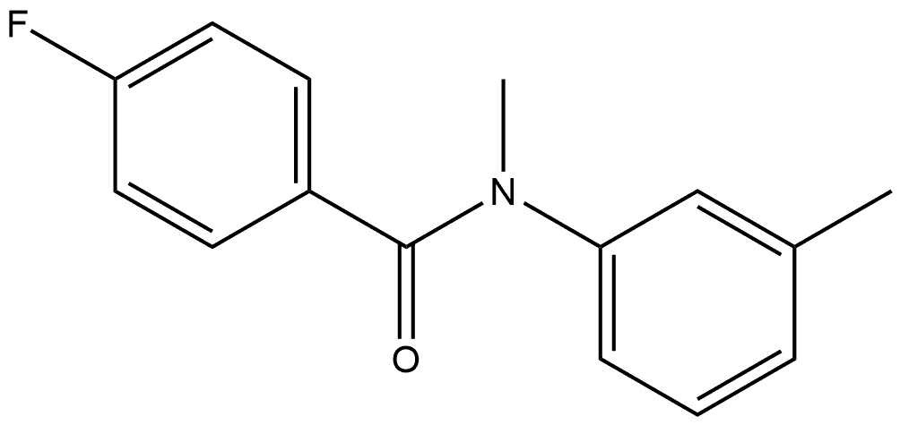 4-Fluoro-N-methyl-N-(3-methylphenyl)benzamide,1455444-23-1,结构式