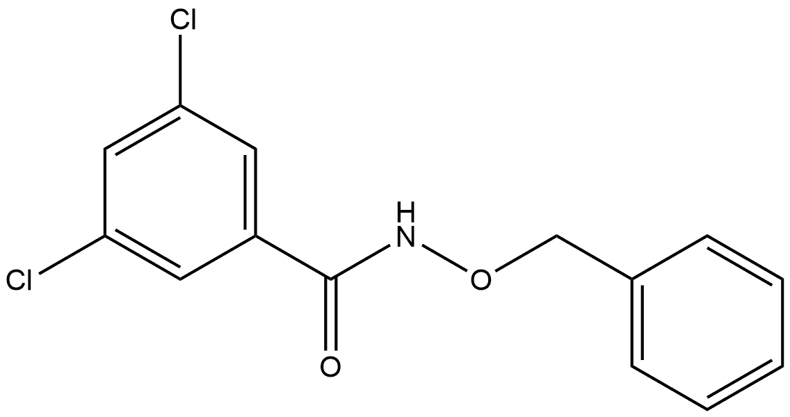 3,5-Dichloro-N-(phenylmethoxy)benzamide Struktur