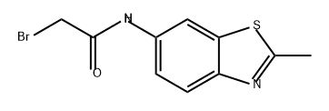 Acetamide, 2-bromo-N-(2-methyl-6-benzothiazolyl)-,1455939-29-3,结构式