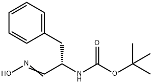 Carbamic acid, [(1S)-1-[(hydroxyimino)methyl]-2-phenylethyl]-, 1,1-dimethylethyl ester (9CI) 结构式