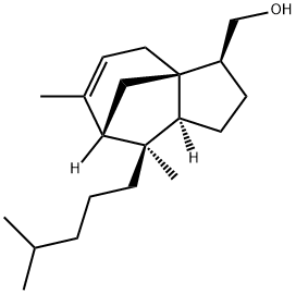 1H-3a,7-Methanoazulene-3-methanol, 2,3,4,7,8,8a-hexahydro-6,8-dimethyl-8-(4-methylpentyl)-, (3S,3aR,7S,8S,8aS)- Structure