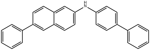 N-([1,1-联苯基]-4-基)-6-苯基萘-2-胺,1456544-72-1,结构式