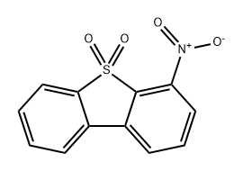 Dibenzothiophene, 4-nitro-, 5,5-dioxide Struktur