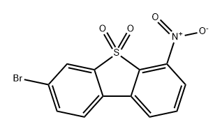 Dibenzothiophene, 3-bromo-6-nitro-, 5,5-dioxide Structure