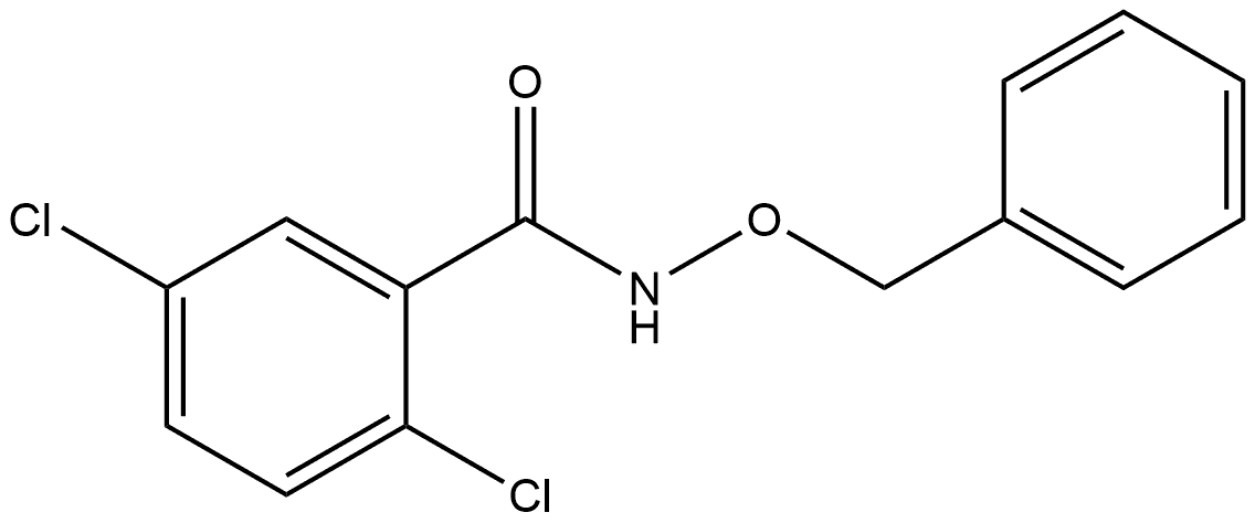 2,5-Dichloro-N-(phenylmethoxy)benzamide Structure