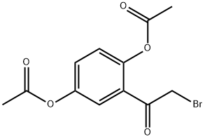 Ethanone, 1-[2,5-bis(acetyloxy)phenyl]-2-bromo-