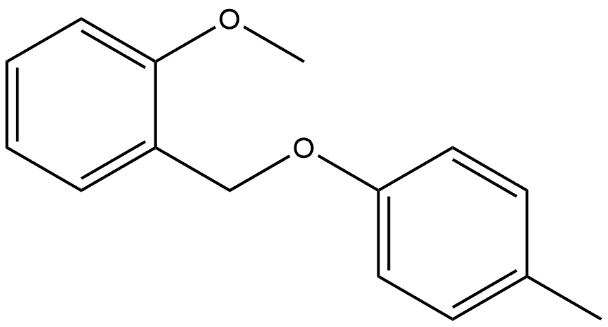 1-Methoxy-2-[(4-methylphenoxy)methyl]benzene Struktur