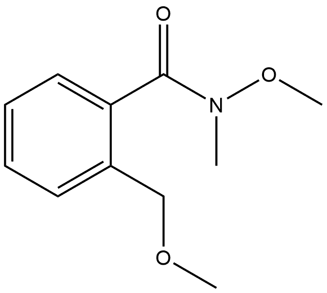 N-Methoxy-2-(methoxymethyl)-N-methylbenzamide Structure