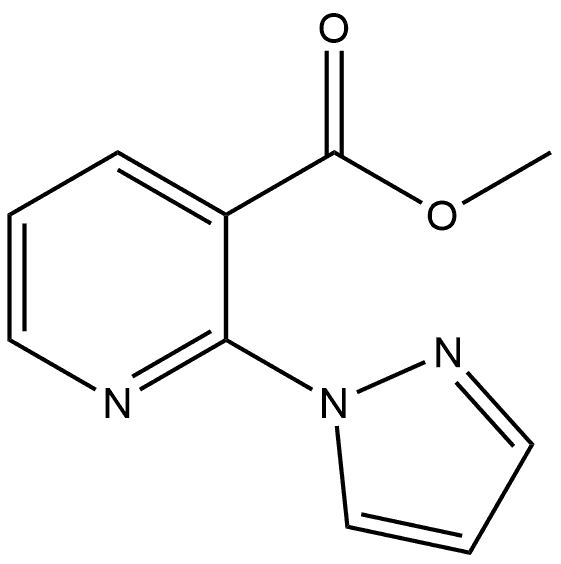 methyl 2-(1H-pyrazol-1-yl)nicotinate,1457600-07-5,结构式