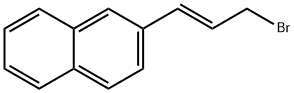 Naphthalene, 2-[(1E)-3-bromo-1-propen-1-yl]- Structure