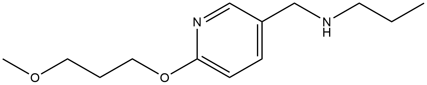 6-(3-Methoxypropoxy)-N-propyl-3-pyridinemethanamine Structure