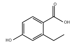 Benzoic acid, 2-ethyl-4-hydroxy- 化学構造式
