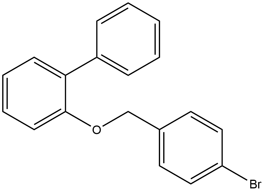 Benzene, 1-[([1,1'-biphenyl]-2-yloxy)methyl]-4-bromo- Structure