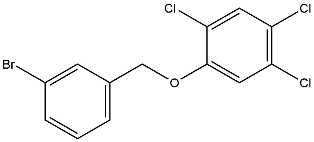 1-[(3-Bromophenyl)methoxy]-2,4,5-trichlorobenzene Structure