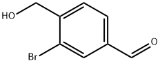 3-溴-4-(羟甲基)苯甲醛, 1459189-72-0, 结构式