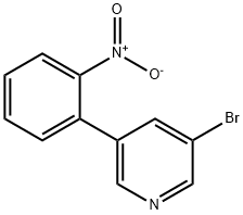 3-Bromo-5-(2-nitrophenyl)pyridine 结构式
