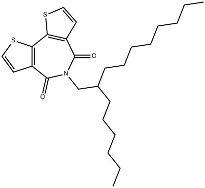 4H-Dithieno[3,2-c:2',3'-e]azepine-4,6(5H)-dione, 5-(2-hexyldecyl)- Structure