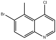 6-溴-4-氯-5-甲基喹啉 结构式