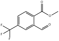 Benzoic acid, 2-formyl-4-(trifluoromethyl)-, methyl ester,1460037-50-6,结构式