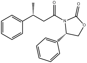 2-Oxazolidinone, 3-[(3R)-1-oxo-3-phenylbutyl]-4-phenyl-, (4S)- 结构式