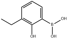 Boronic acid, B-(3-ethyl-2-hydroxyphenyl)- Structure