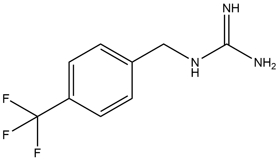 1-[4-(三氟甲基)苄基]胍,14629-39-1,结构式