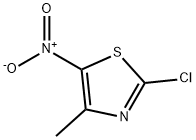 Thiazole, 2-chloro-4-methyl-5-nitro- 结构式